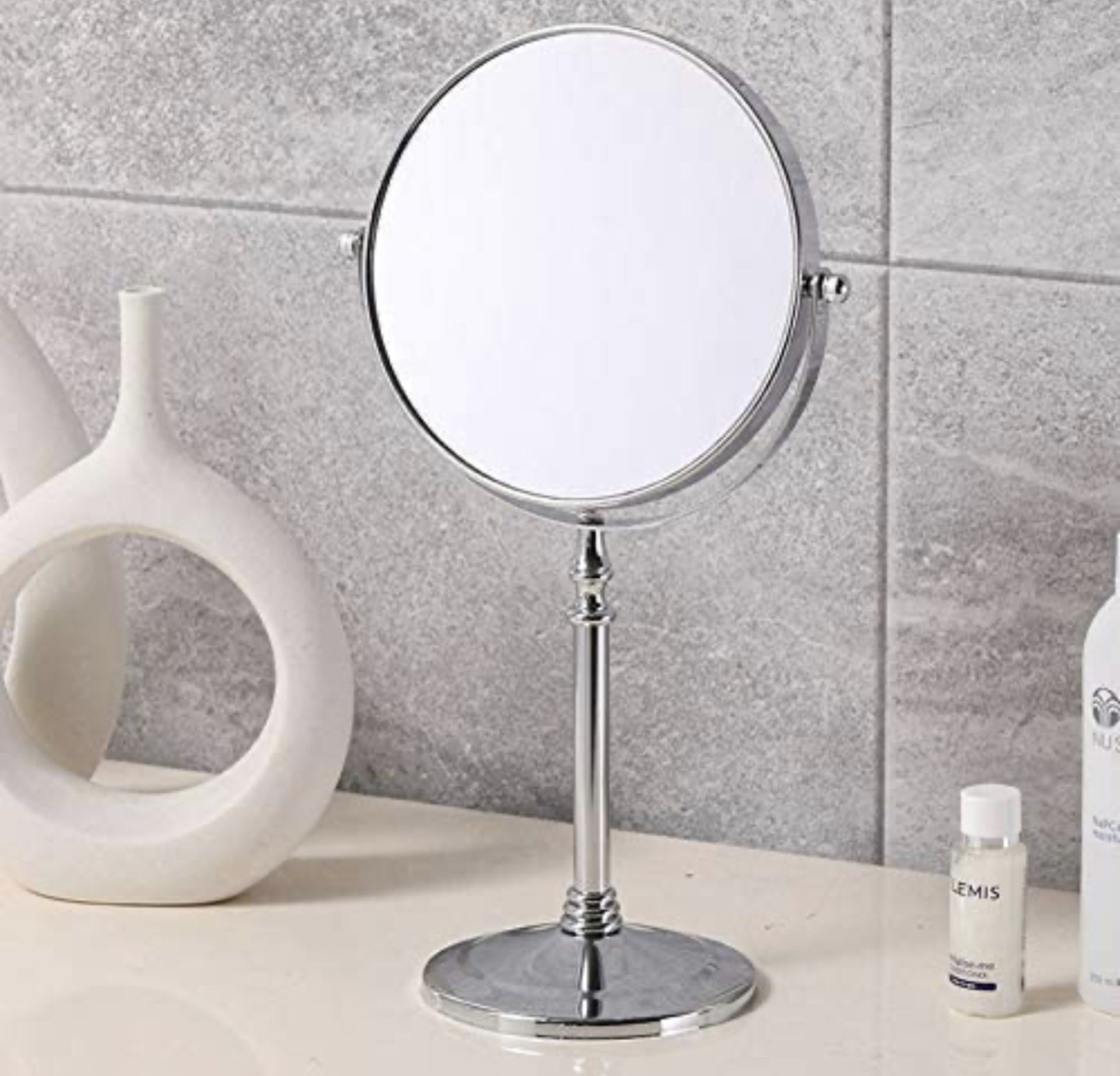 Fcya Makeup Mirror Bathroom Mirror 1/20X Magnification Two-Sided RRP £29.99