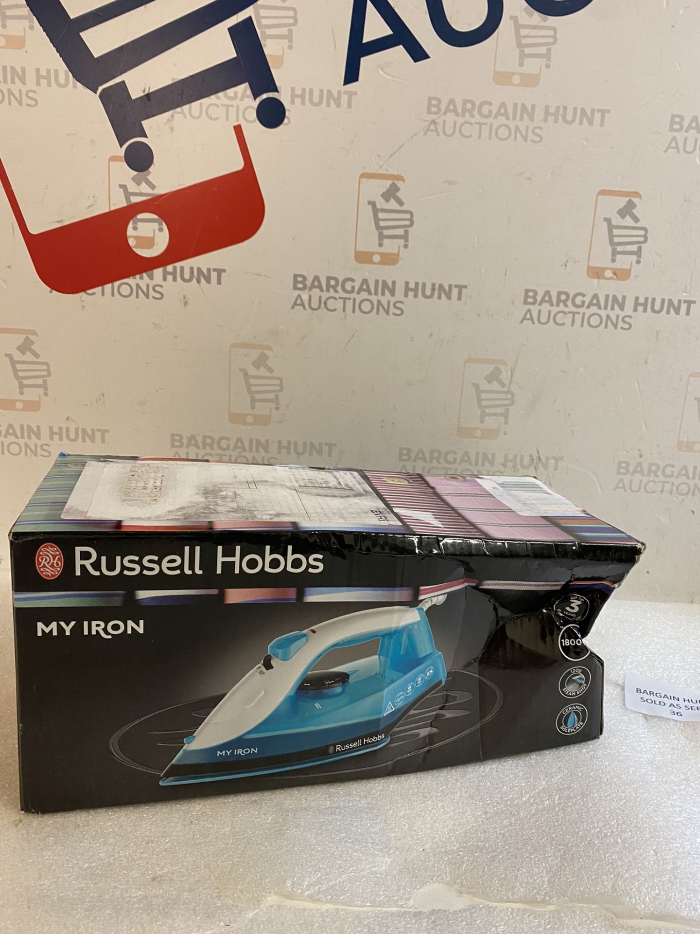 Russel Hobbs My Iron Steam Iron Ceramic Soleplate - Image 2 of 2