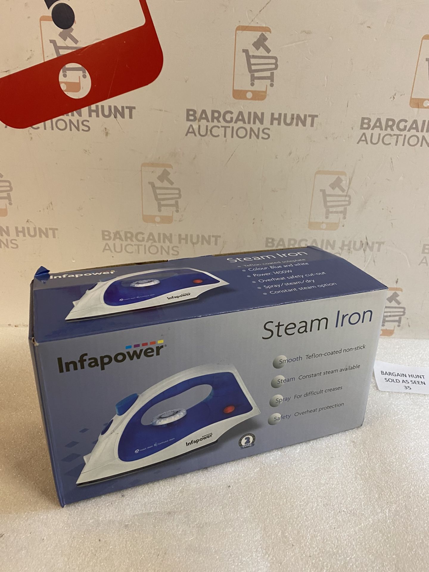 Infopower Lightweight Steam Iron