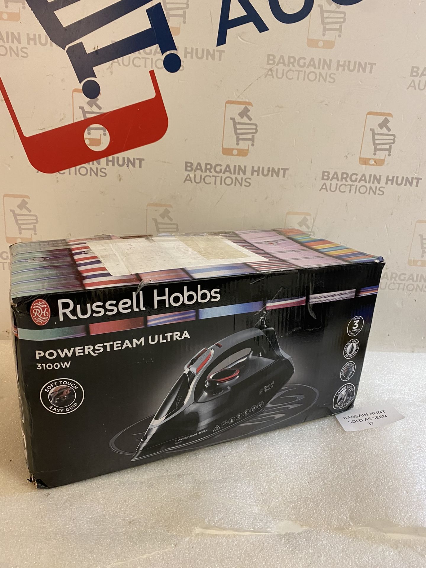 Russell Hobbs Powersteam Ultra 3100W Vertical Steam Iron 20630 RRP £39.99 - Image 2 of 2