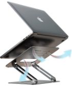 RRP £29.99 Memento Ergonomic Laptop Stand with Anti-Slip Pads Double Layer