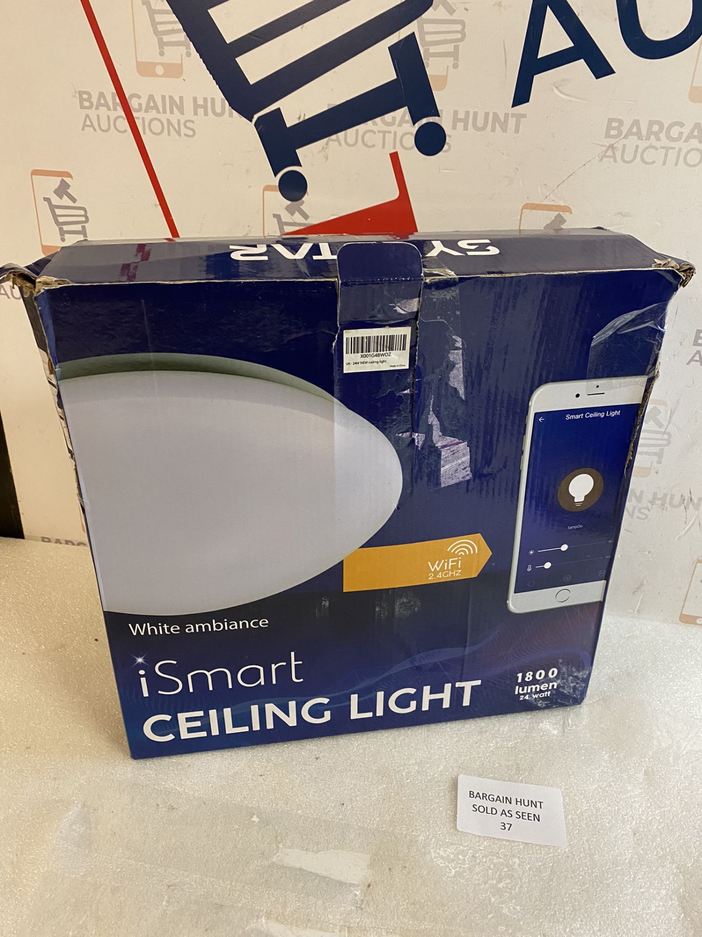 RRP £26.99 SYLSTAR Smart LED Ceiling Light, 20W 1500LM APP Control/ Voice Control Ceiling Light - Image 2 of 2