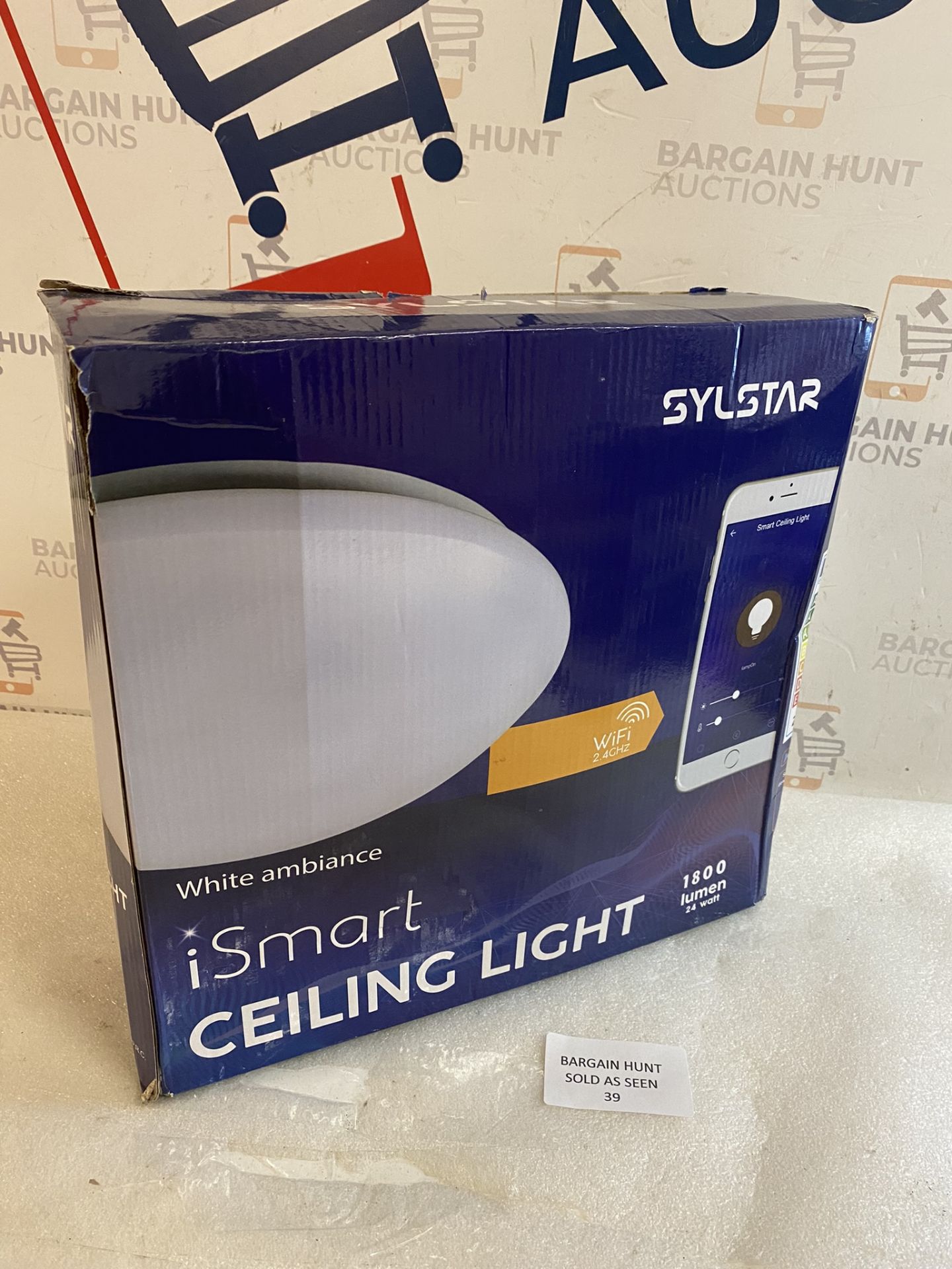 RRP £26.99 SYLSTAR Smart LED Ceiling Light, 20W 1500LM APP Control/ Voice Control Ceiling Light - Image 2 of 2