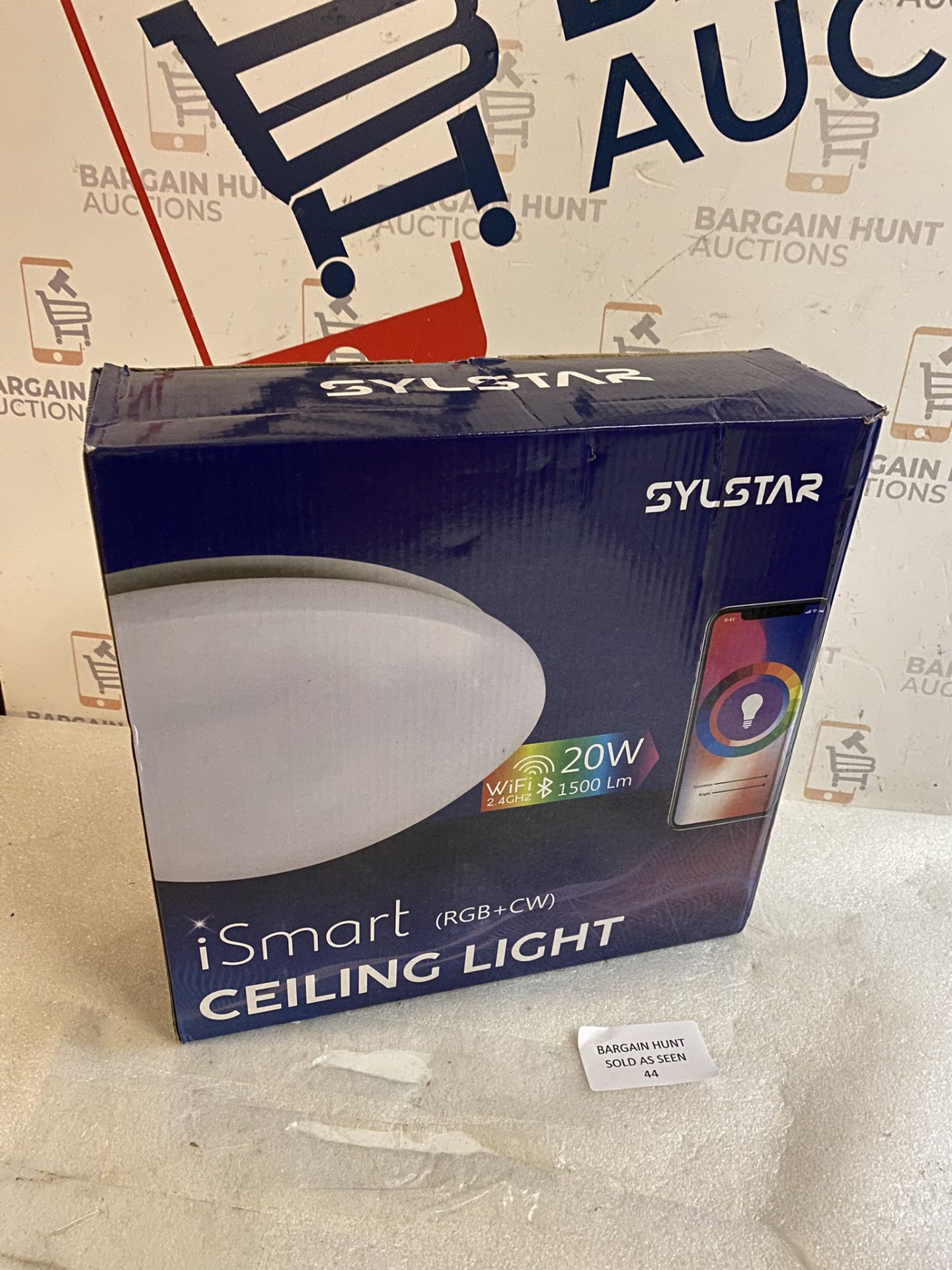 RRP £27.99 SYLSTAR Smart LED Ceiling Light, 20W 1500LM APP Control/ Voice Control Ceiling Light - Image 2 of 2