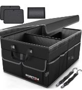 RRP £29.99 Fortem Car Boot Organiser Car Storage Multi Compartment Tidy with Straps
