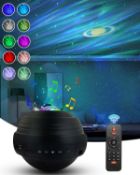 MOXTOYU Galaxy Projector Star Projector with Bluetooth Music Player and Remote