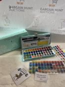 RRP £25.99 Artistro Watercolour Paint Set 48 Vivid Colours in Portable Box