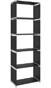 RRP £29.99 Songmics Storage Shelf 5-Tier Bookcase Garment Organiser