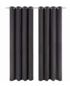 RRP £24.99 Blumtal Blackout Curtains Set of 2 Eyelet Curtains, Easy Installation 140 x 225 cm