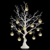 RRP £26.99 White Artificial Tree Twig Tree - 58cm Tall Tree Table Centrepiece