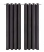 RRP £24.99 Blumtal Blackout Curtains Set of 2 Eyelet Curtains, Easy Installation 140 x 225 cm