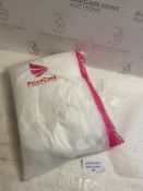 RRP £23.99 Sourcing Map Fitted Sheet with 15" Large Pocket 200TC Pure Cotton, Single