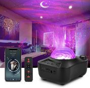 RRP £23.99 Gosure LED Projector Lights Galaxy Bluetooth Music Speaker with Remote Control