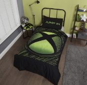 RRP £32.99 Coco Moon Xbox Green Black Microsoft Xbox Gaming Bedding Set, Single