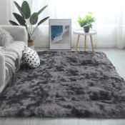 RRP £41.99 Leesentec Area Rugs Soft Living Room Carpets Anti Slip Fluffy Rug Shaggy, 120*200
