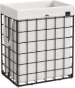 RRP £31.99 SONGMICS 90L Laundry Basket, Collapsible Washing Basket