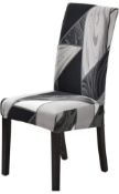 RRP £25.99 HZDHCLH Chair Covers Stretch Modern Covers 6-Pack