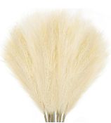 RRP £38 Set of 2 x Joencost 8PCs 3Ft Faux Pampas Grass Large Branches Fluffy Floral Feathers Decor