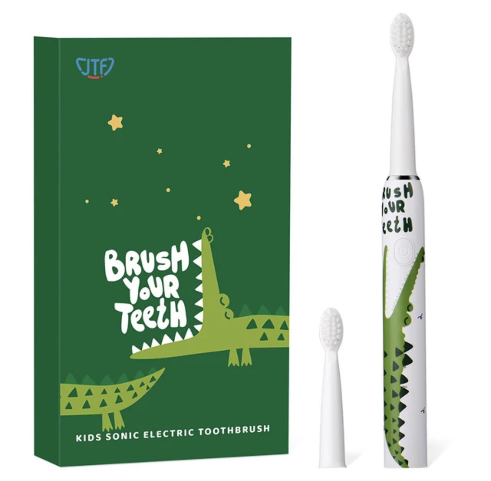 JTF Sonic Electric Toothbrush for Kids USB Charging Waterproof with Smart Timer