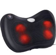 RRP £36.99 Shiatsu Back Neck Massager Electric Massage Pillow with Heat