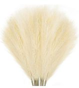 RRP £38 Set of 2 x Joencost 8PCs 3Ft Faux Pampas Grass Large Branches Fluffy Floral Feathers Decor