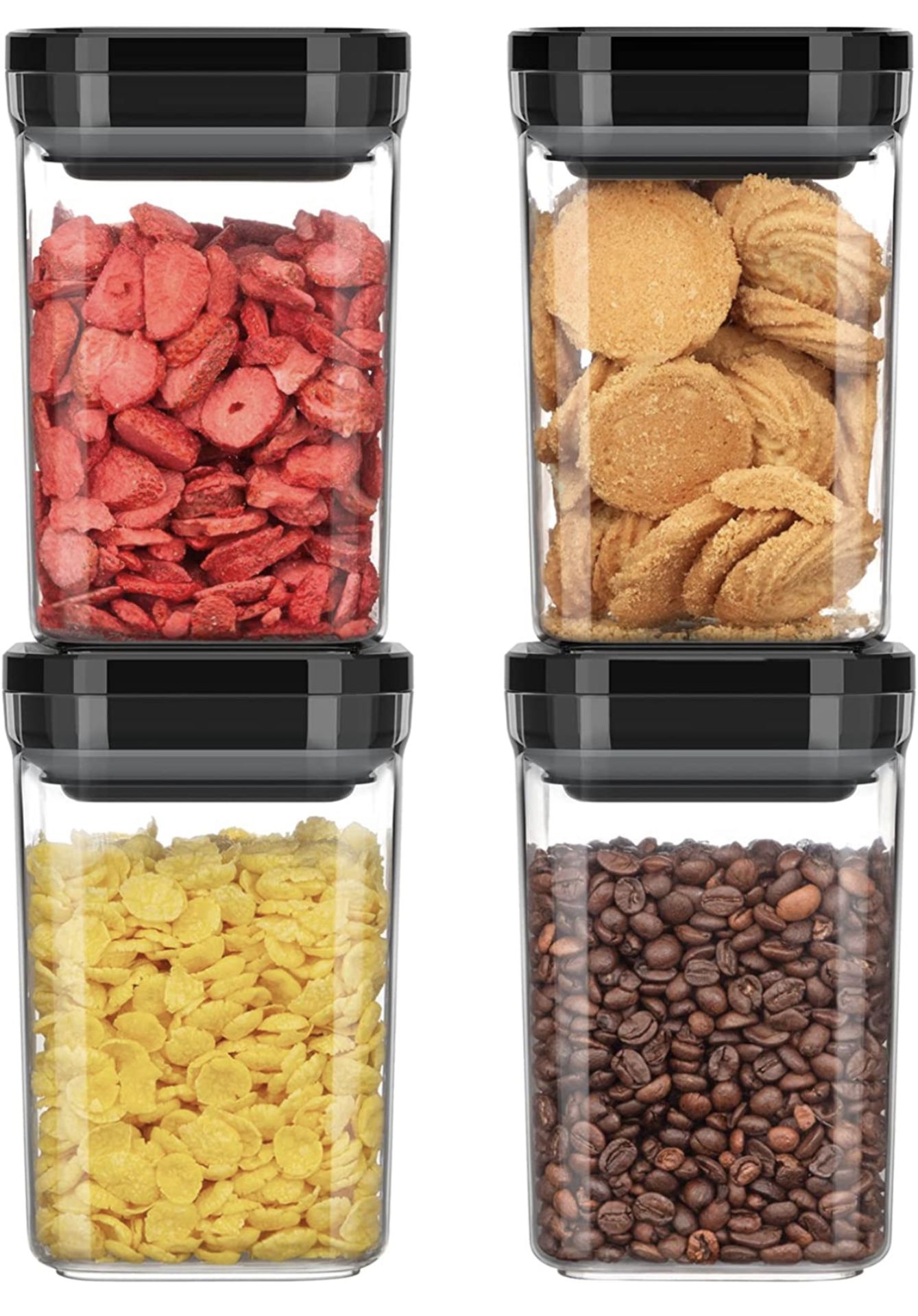 Mr, Siga 4-Pack Airtight Food Storage Container Set RRP £22.99