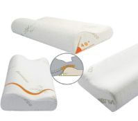 RRP £32.99 Ecosafeter Contour Memory Foam Pillow Cervical Orthopaedic Neck Pillow
