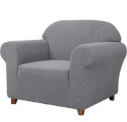 RRP £23.99 Samstex Stylish 1 Seater Sofa Cover Stretch 1-Piece Armchair Cover Thick Soft