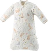 RRP £25.99 MIKAFEN Baby Sleeping Bag Long Sleeves winter 3.5Tog 100% Organic Cotton