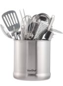 RRP £19.99 VonShef Utensil Holder Large Stainless Steel Kitchen Organiser