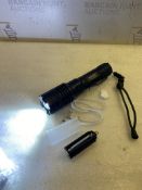 RRP £31.99 ASORT USB Rechargeable Torch LED 10000 Lumens,XPH P90 Tactical Torch Light