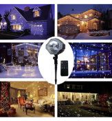 RRP £29.99 Light Projector, LSNDEE Indoor Outdoor Lamp Remote Control Landscape Lighting