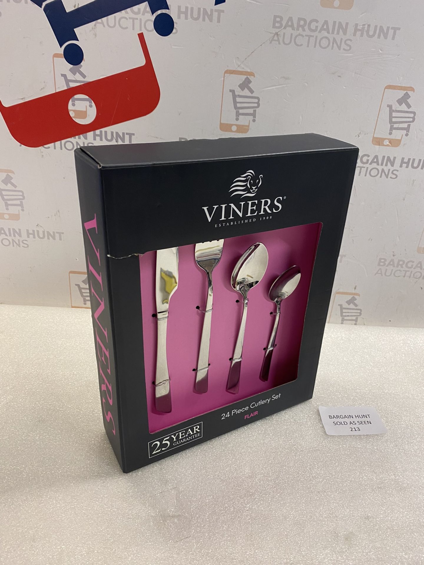 RRP £29.99 Viners Flair 24 Piece 18.0 Stainless Steel Cutlery Set - Image 2 of 2