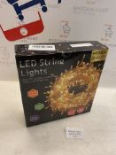 RRP £39.99 Ulinek 100M LED String Lights Outdoor, 500LED Decoration Fairy String Lights
