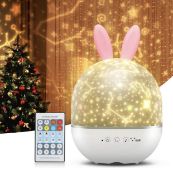 RRP £29.99 Star Light Projector Night Light with Music Galaxy Projector with Remote Control