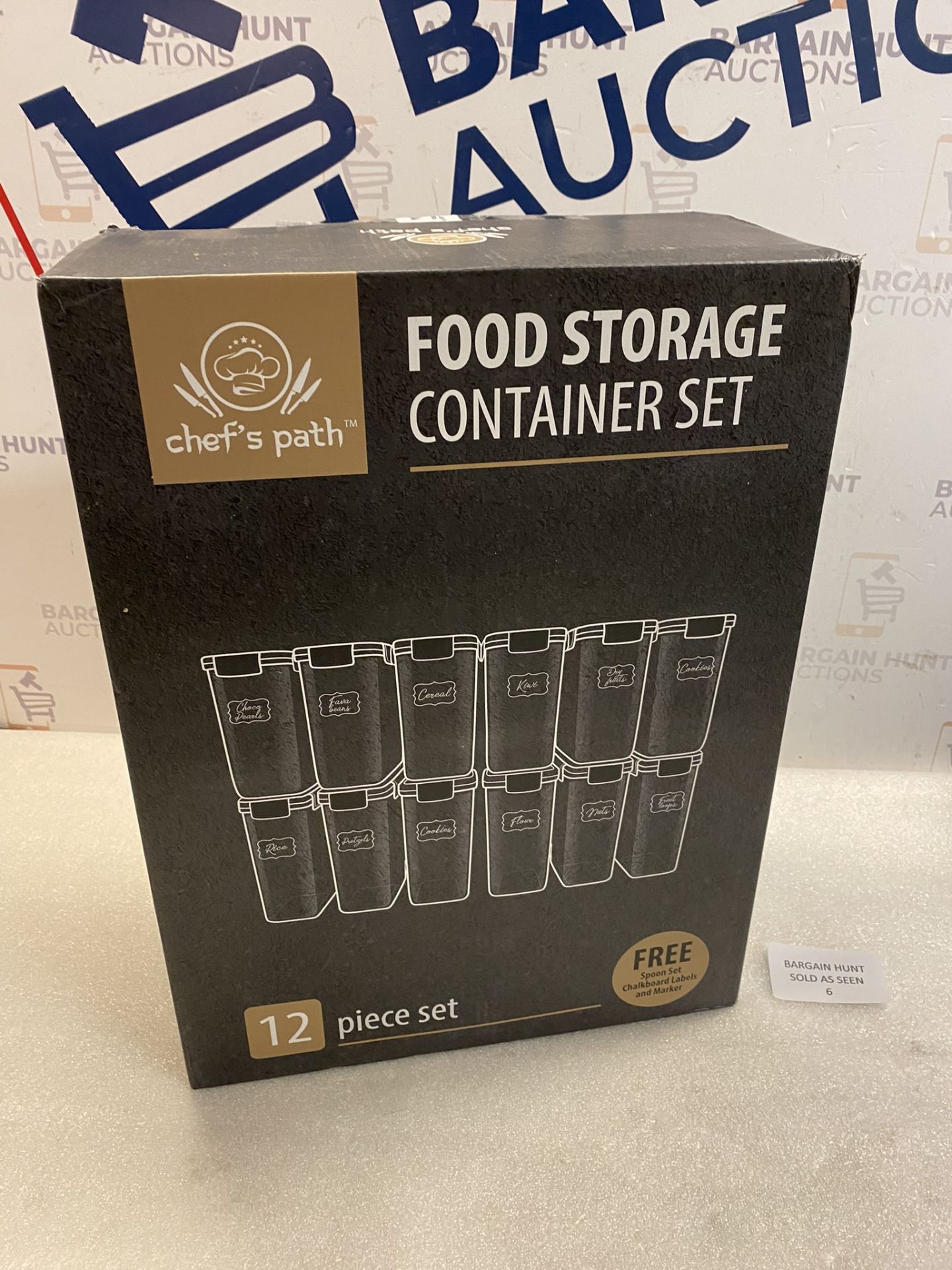 RRP £35.99 Chef's Path Food Storage Containers 2L Plastic Canisters, 12-Pack - Image 2 of 2