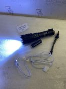 RRP £28.99 ASORT USB Rechargeable Torch LED 25000 Lumens,XPH P99 Tactical Torch Light