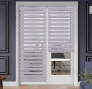 RRP £27.99 Smonter Easy Fix Roller Blind Day and Night Blinds with Accessories, 60x230cm