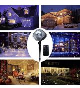 RRP £29.99 Light Projector, LSNDEE Indoor Outdoor Lamp Remote Control Landscape Lighting