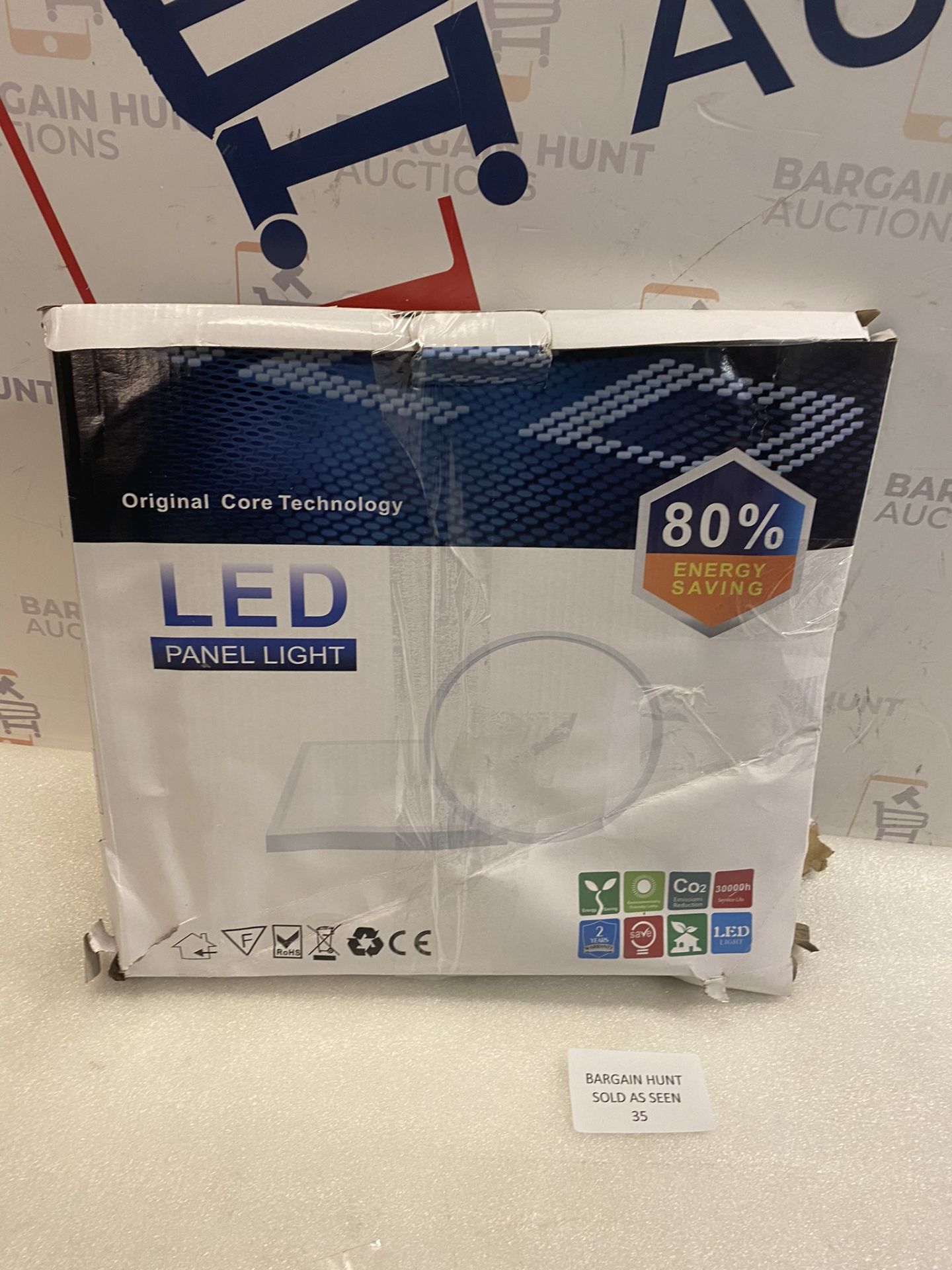 RRP £24.99 MLOQI Ceiling Square LED Ceiling Light Super Thin 36W 5000K Daylight - Image 2 of 2