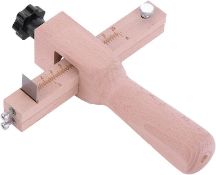RRP £23.99 Adjustable Wooden Strip and Strap Belt Cutter Leather Hand Cutting DIY Craft Tool