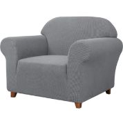 RRP £24.99 Samtex Stylish 1 Seater Sofa Cover Stretch 1-Piece High Stretch Armchair Cover