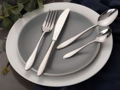 RRP £32.99 Viners Tabac 16 Piece + 8 Free Spoons Stainless Steel Cutlery Set