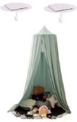 RRP £29.99 Extra Large Baby Children Bed Canopy, 275cm Round Dome Cotton Mosquito Net