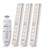 RRP £24.99 3-Pack LDOPTO Battery Powered Under Cupboard Lights with Remote Wireless Lights