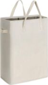RRP £22.99 Chrislley Slim Laundry Basket Small Foldable Laundry Hamper Collapsible with Handle
