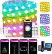 RRP £18.99 LED String Lights, 10M LED Fairy Lights Works with Alexa, Google, Music Sync Smart WiFi