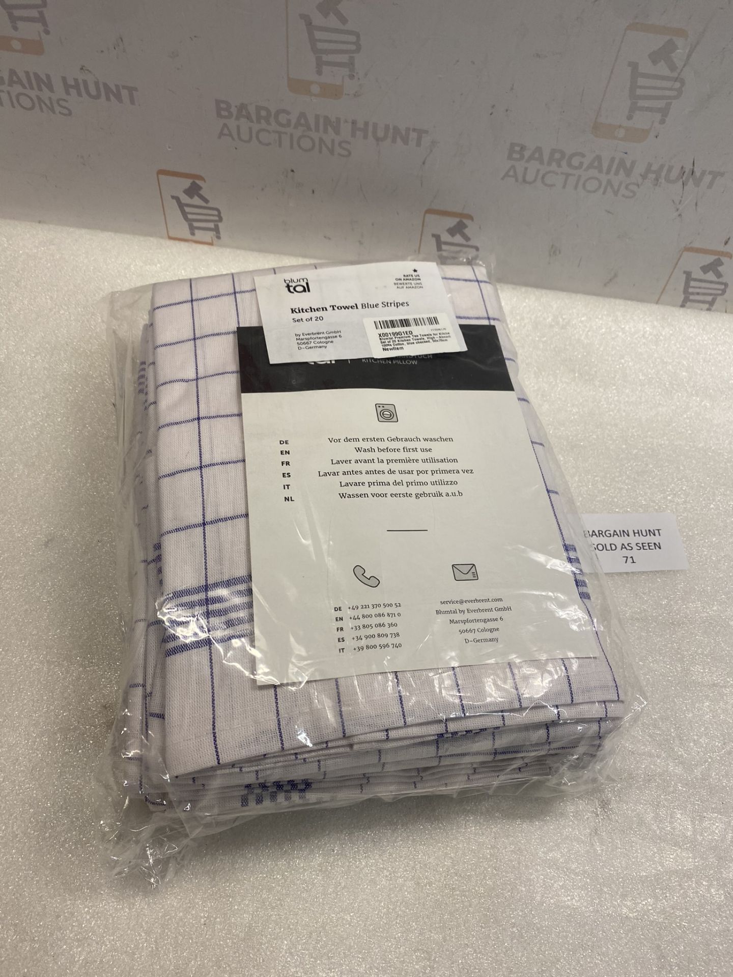 RRP £19.99 Blumtal Premium Tea Towels 100% Cotton Towels, Set of 20 - Image 2 of 2