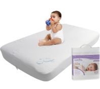 RRP £28.99 Vesta Baby Premium Cot Mattress Protector 70 x 140 cm Noiseless Waterproof Pad