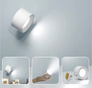 RRP £19.99 Feallive Wall Light LED Wall Lamp Rechargeable Touch Control Spotlight